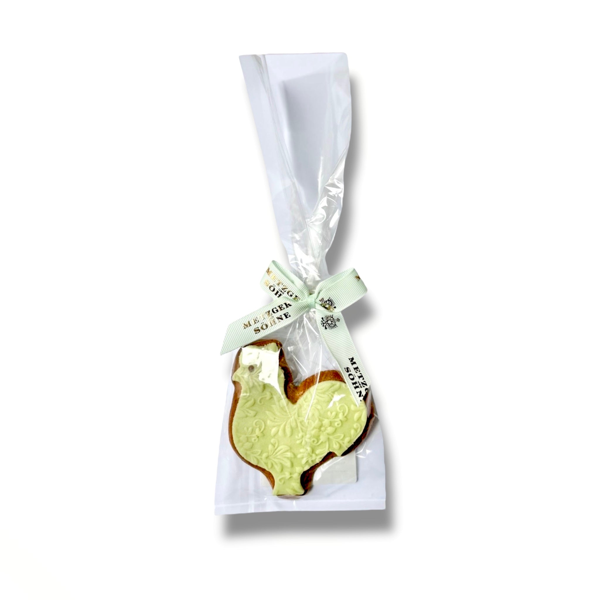 Lebkuchen Osterhahn Marzipan (Grün)
