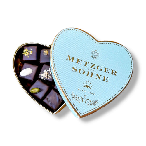Herz Lebkuchen Pralinen Schachtel - Gruen