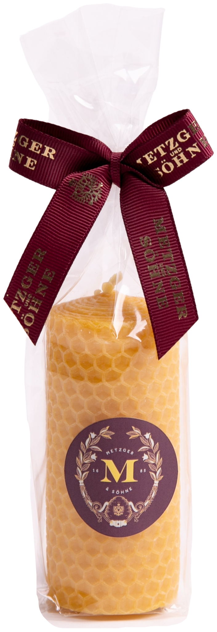 100% beeswax candle rolled 40x100mm. Beeswax is a pure natural product, produced by honey bees. Beeswax is fragrant and burns harmlessly.
