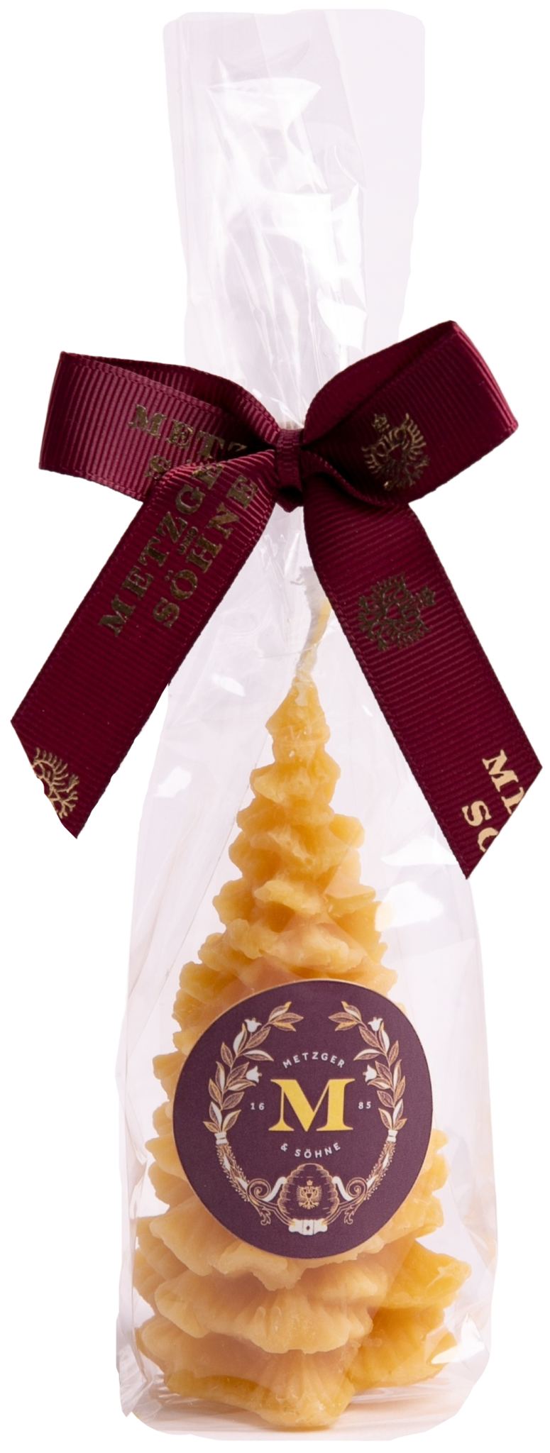 100% Beeswax Fir Tree 55x110 mm. Beeswax is a pure natural product, produced by honey bees.