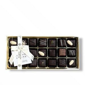 Lebkuchen Pralinen Schachtel 21 Stück Gelb