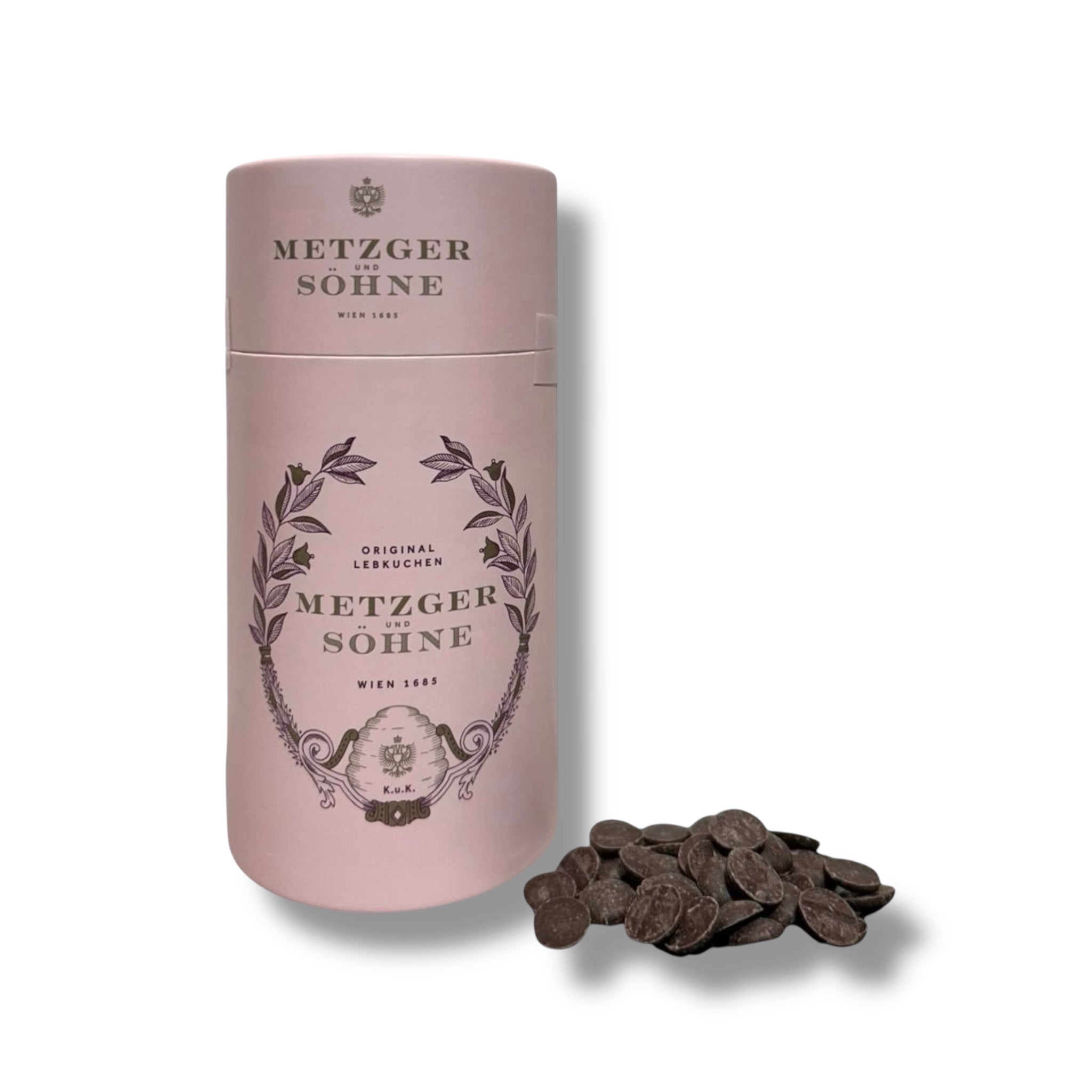 Trinkschokolade Zylinder Schachtel - Pink