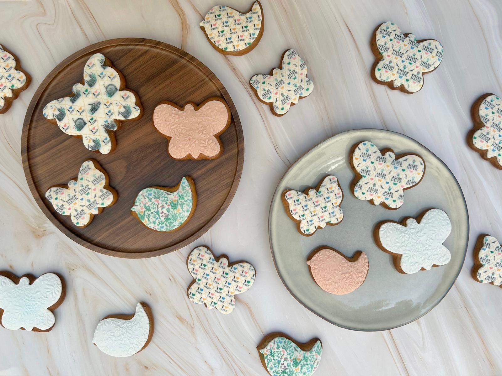 Viel Glück Schmetterlingslebkuchen Klein