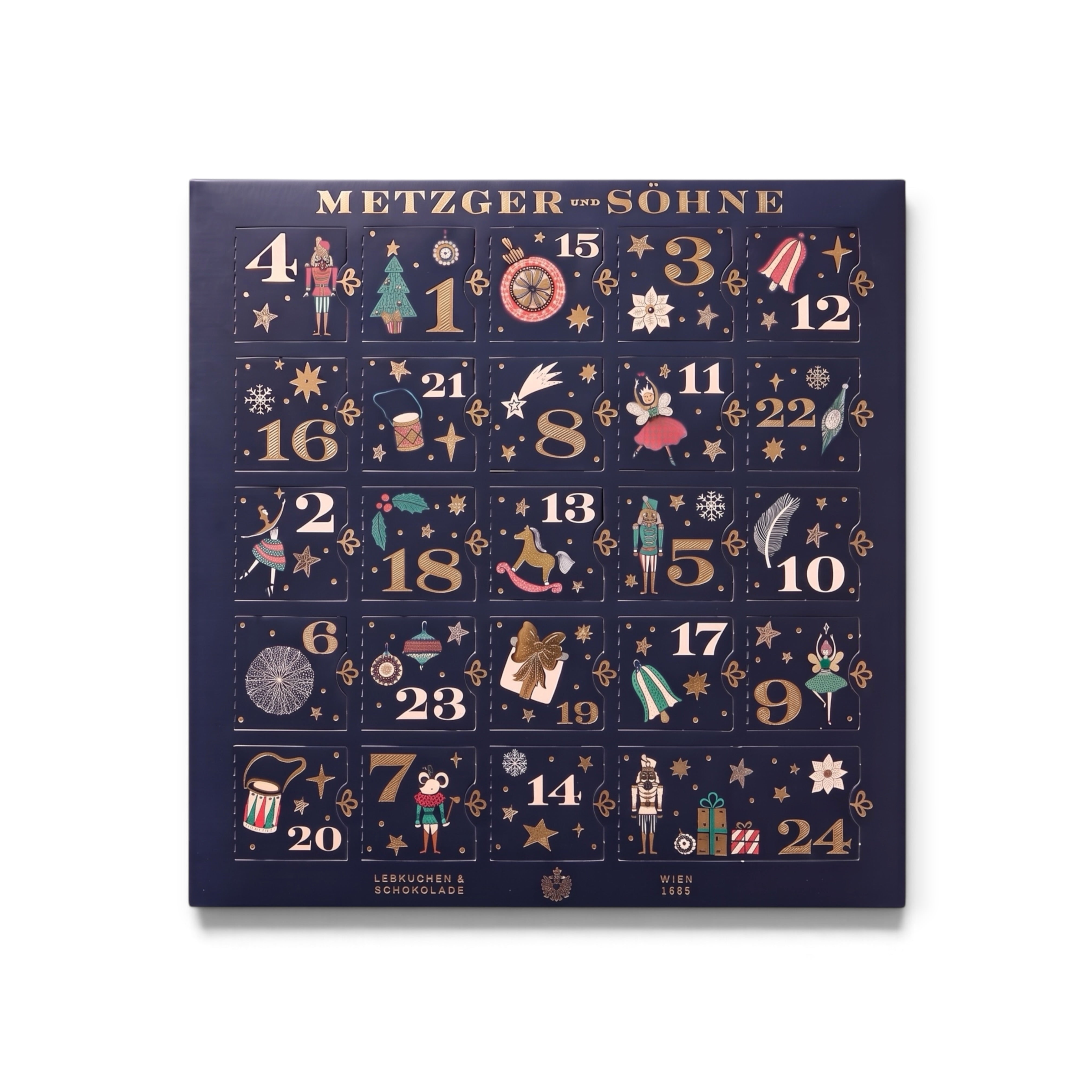 Adventkalender Nussknacker - Navy