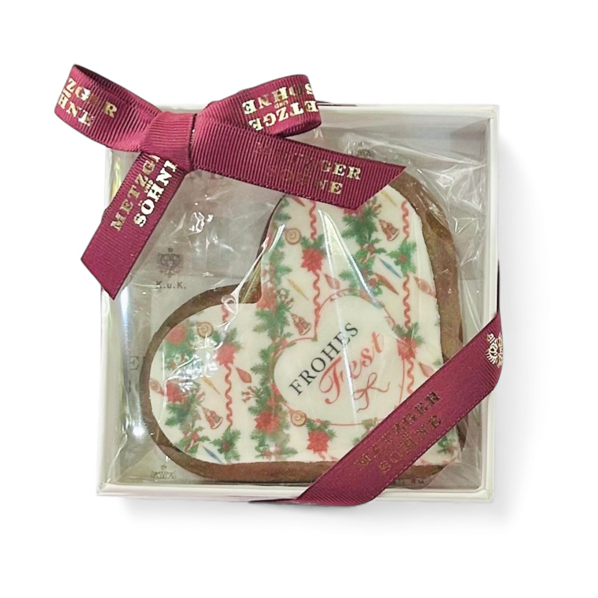Frohes Fest Lebkuchen Herz 11cm