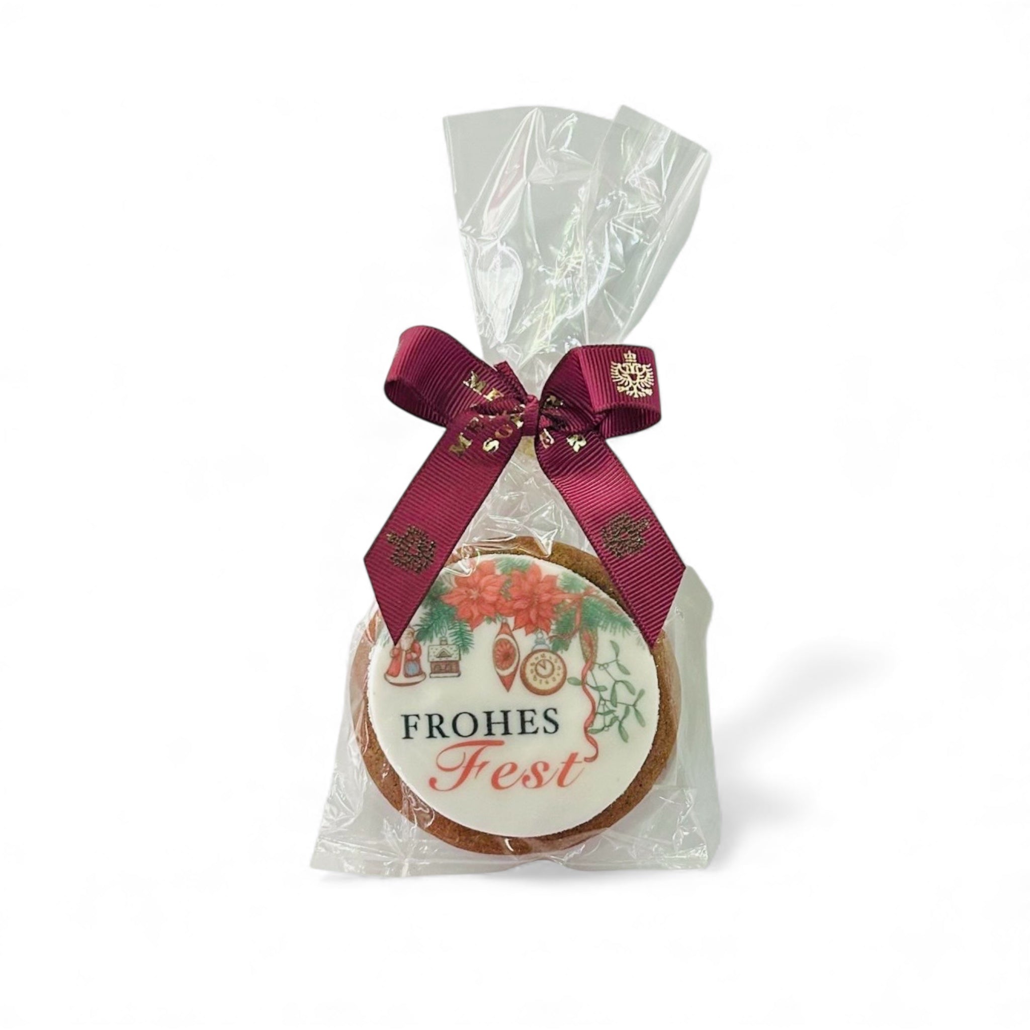 Frohes Fest Lebkuchen rund 7cm