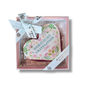 Herzliche Gratulation Lebkuchen Herz