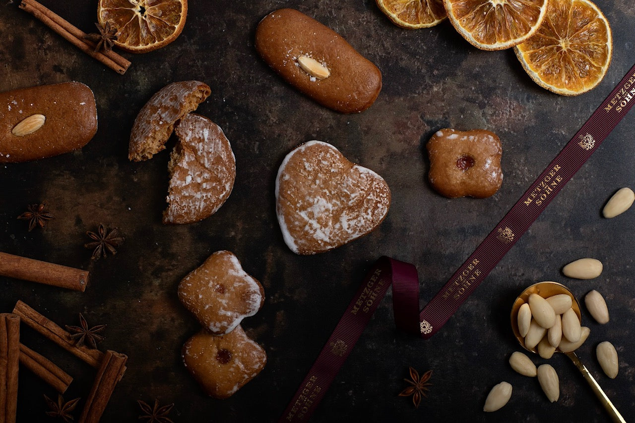 Wien Honiglebkuchen Zylinder Schachtel - Navy