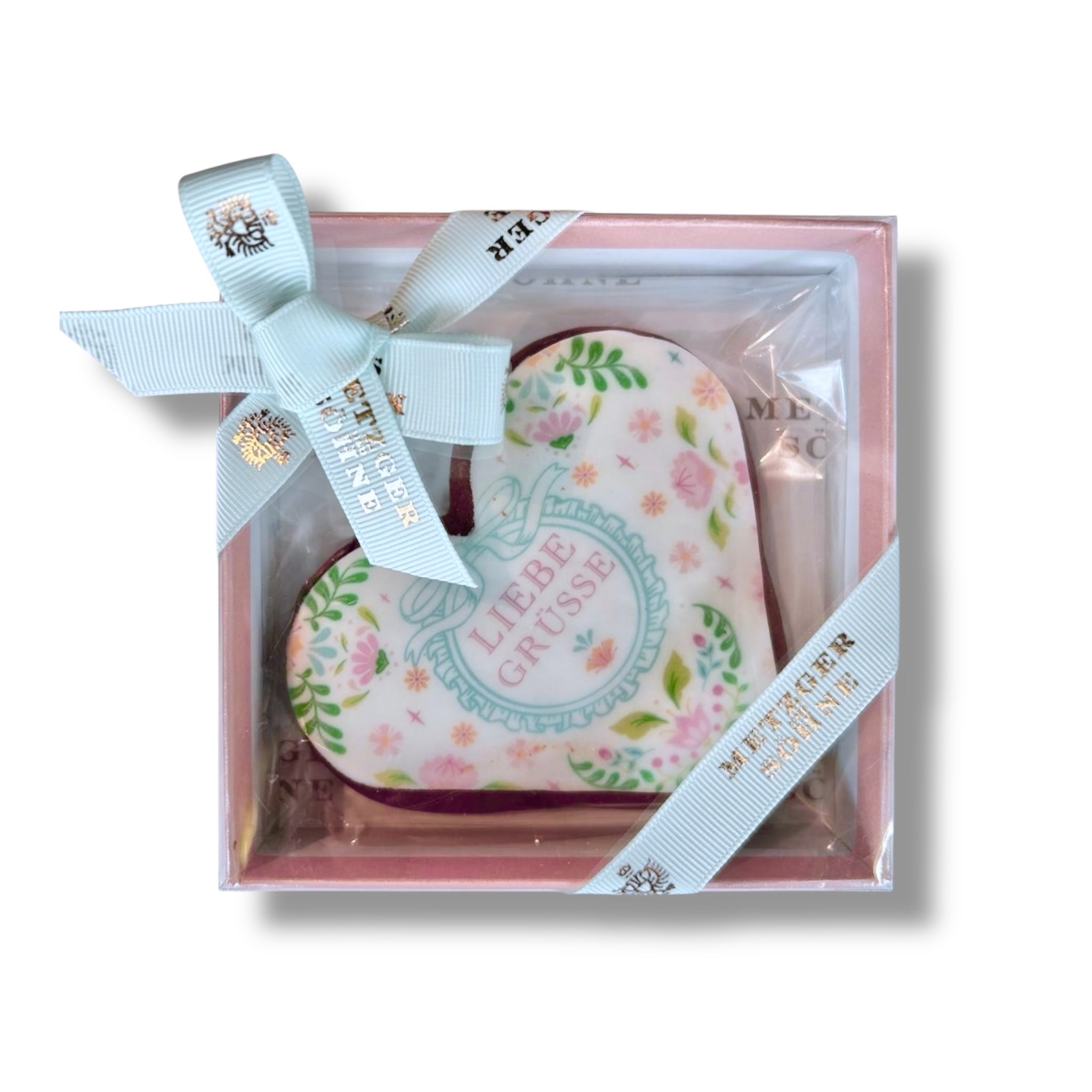 Liebe Grüsse Lebkuchen Herz