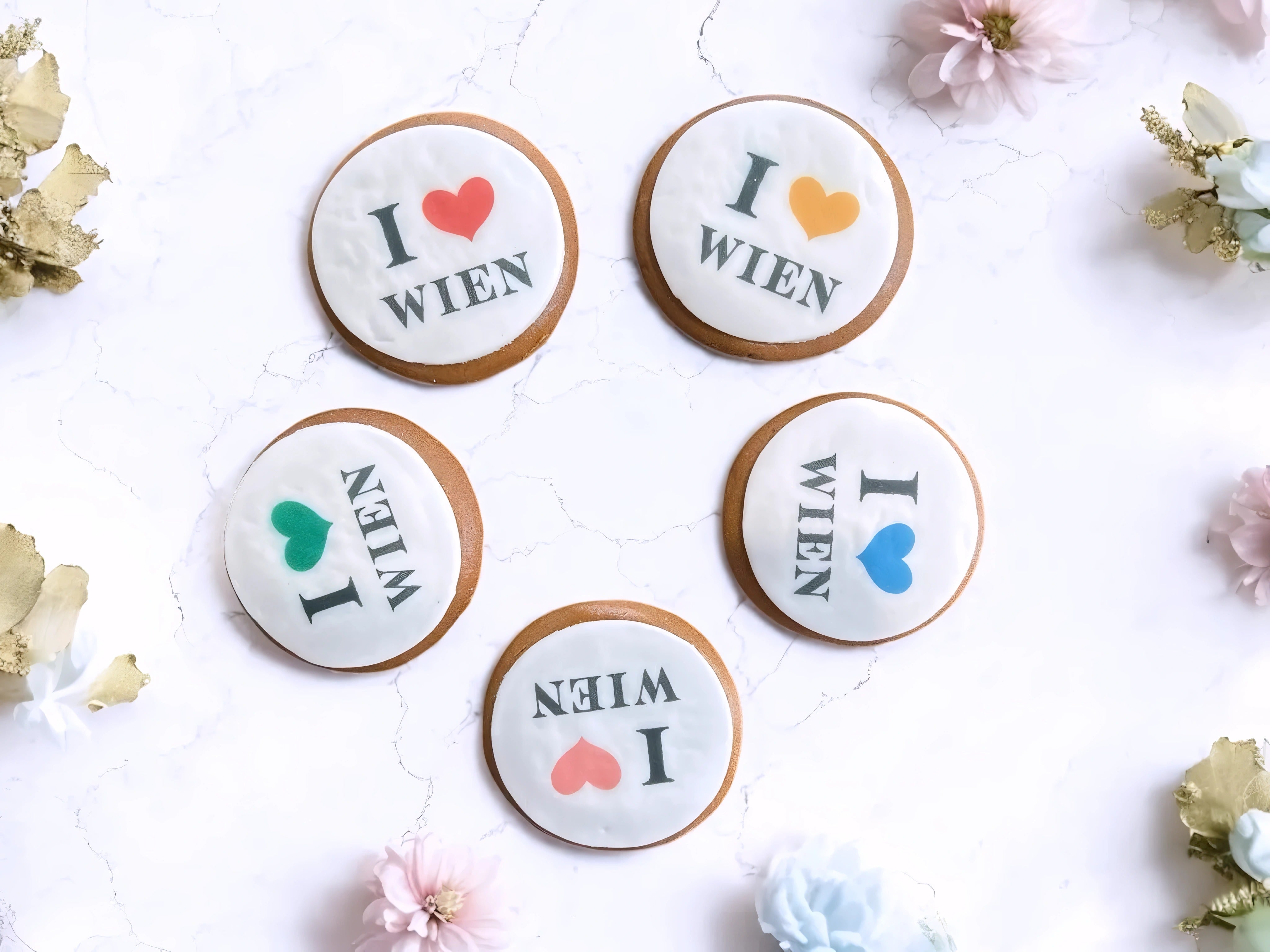 I Love Wien Lebkuchen Dukaten 7cm