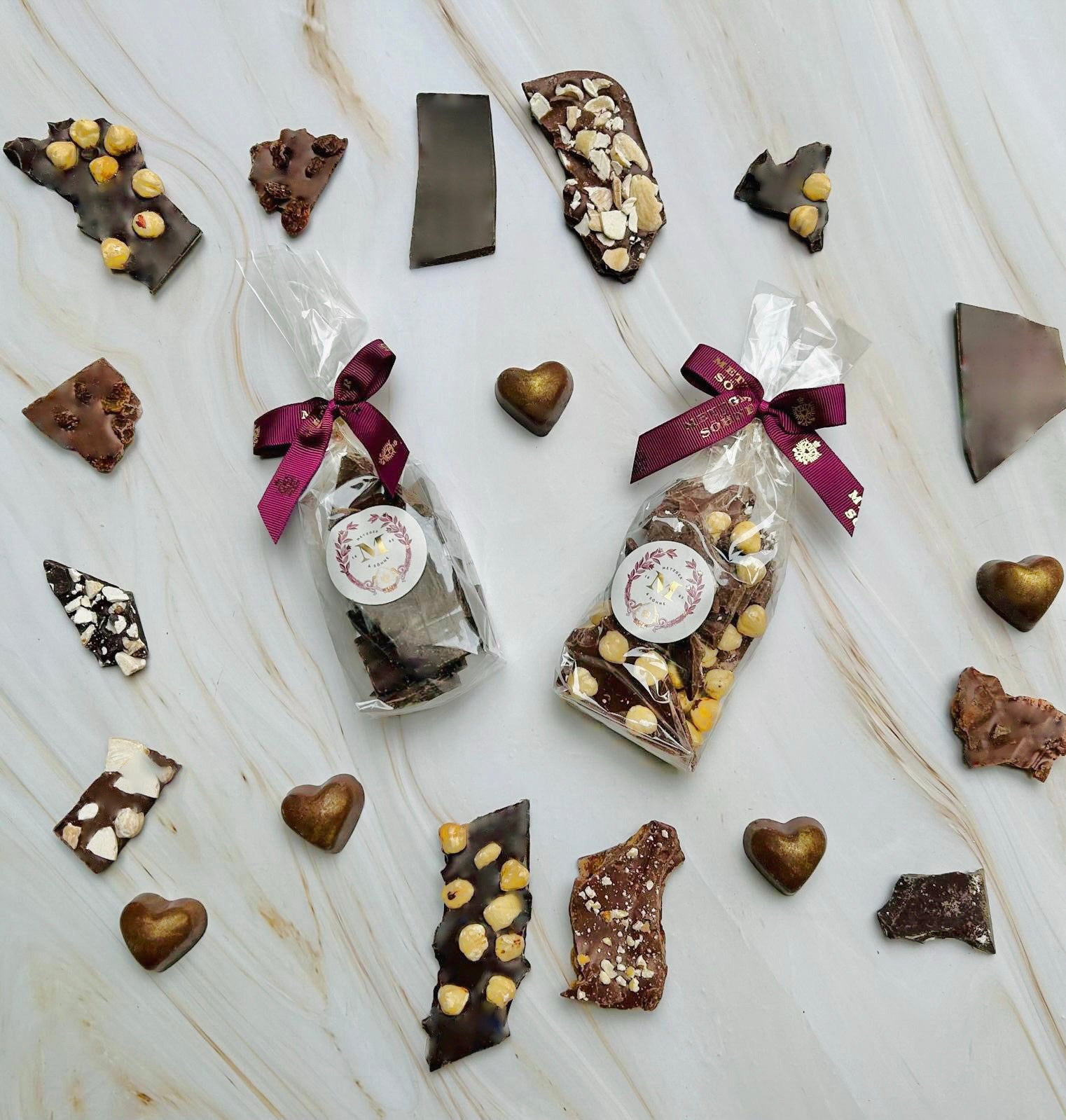 Edel Vollmilch Schokolade (42%) mit Rosinen