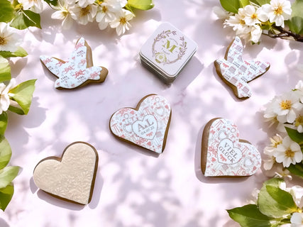 Viel Gluck Rosa Lebkuchen Herz
