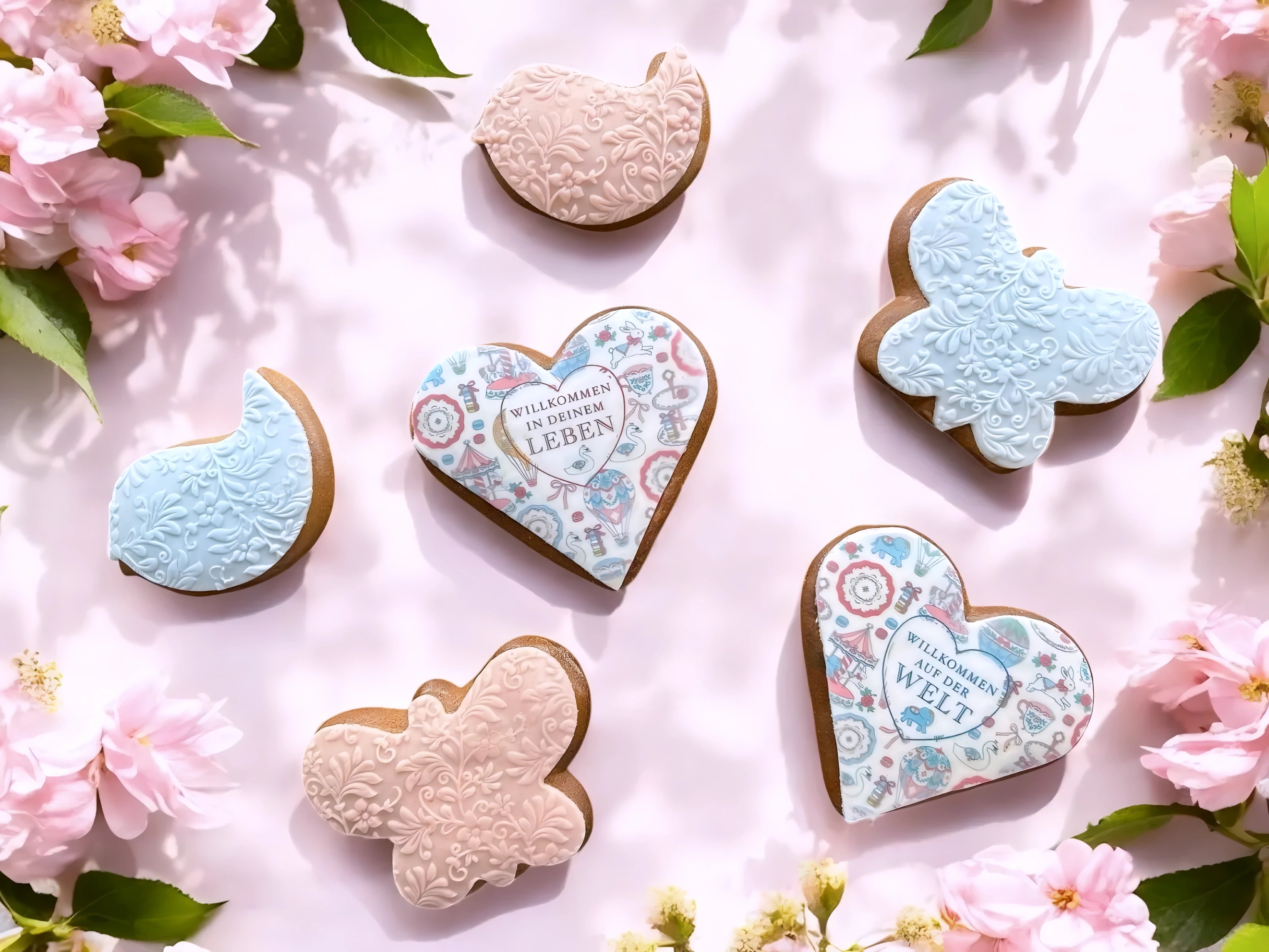 Baby Welt Lebkuchen Herz