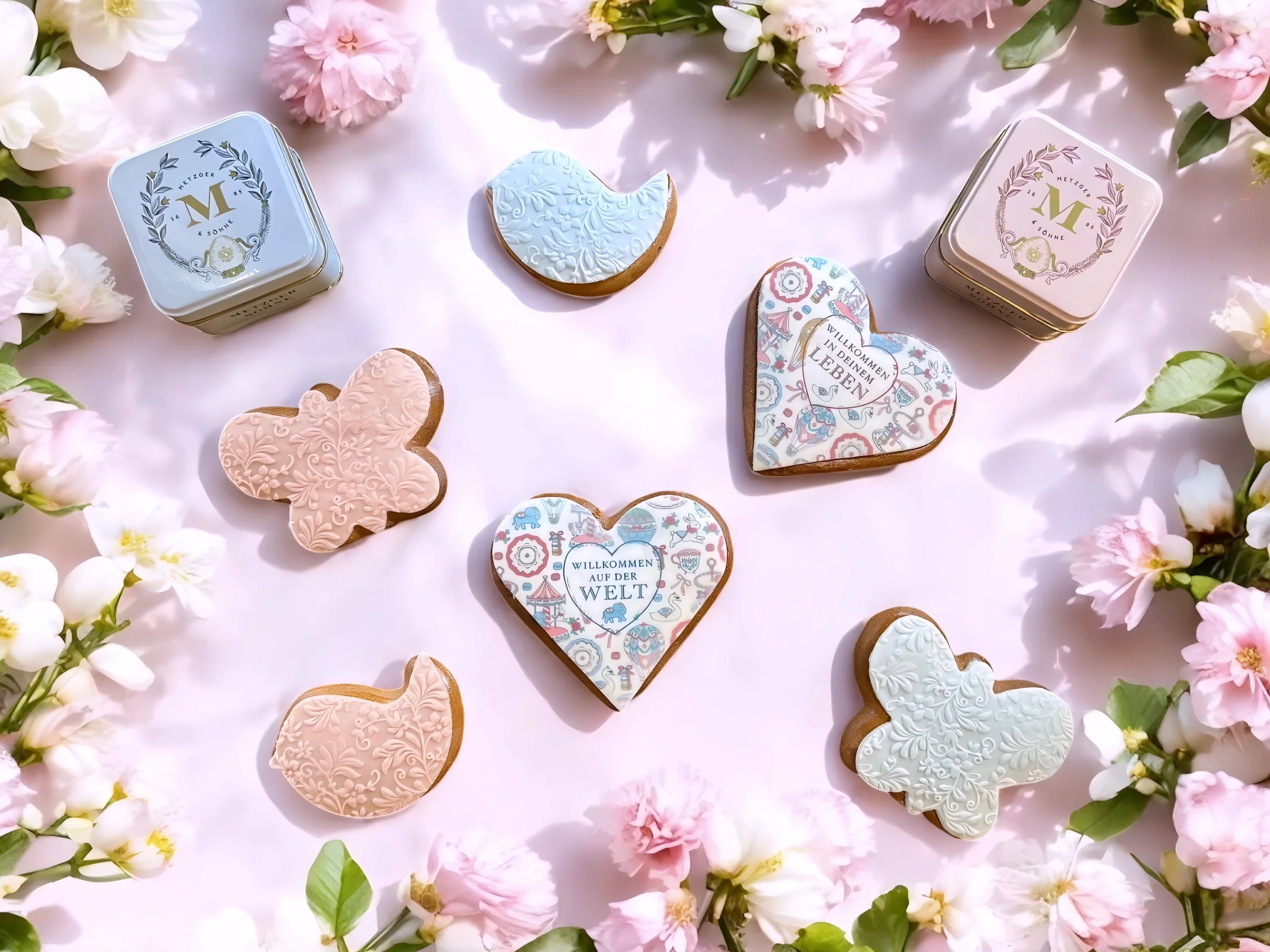 Baby Welt Lebkuchen Herz