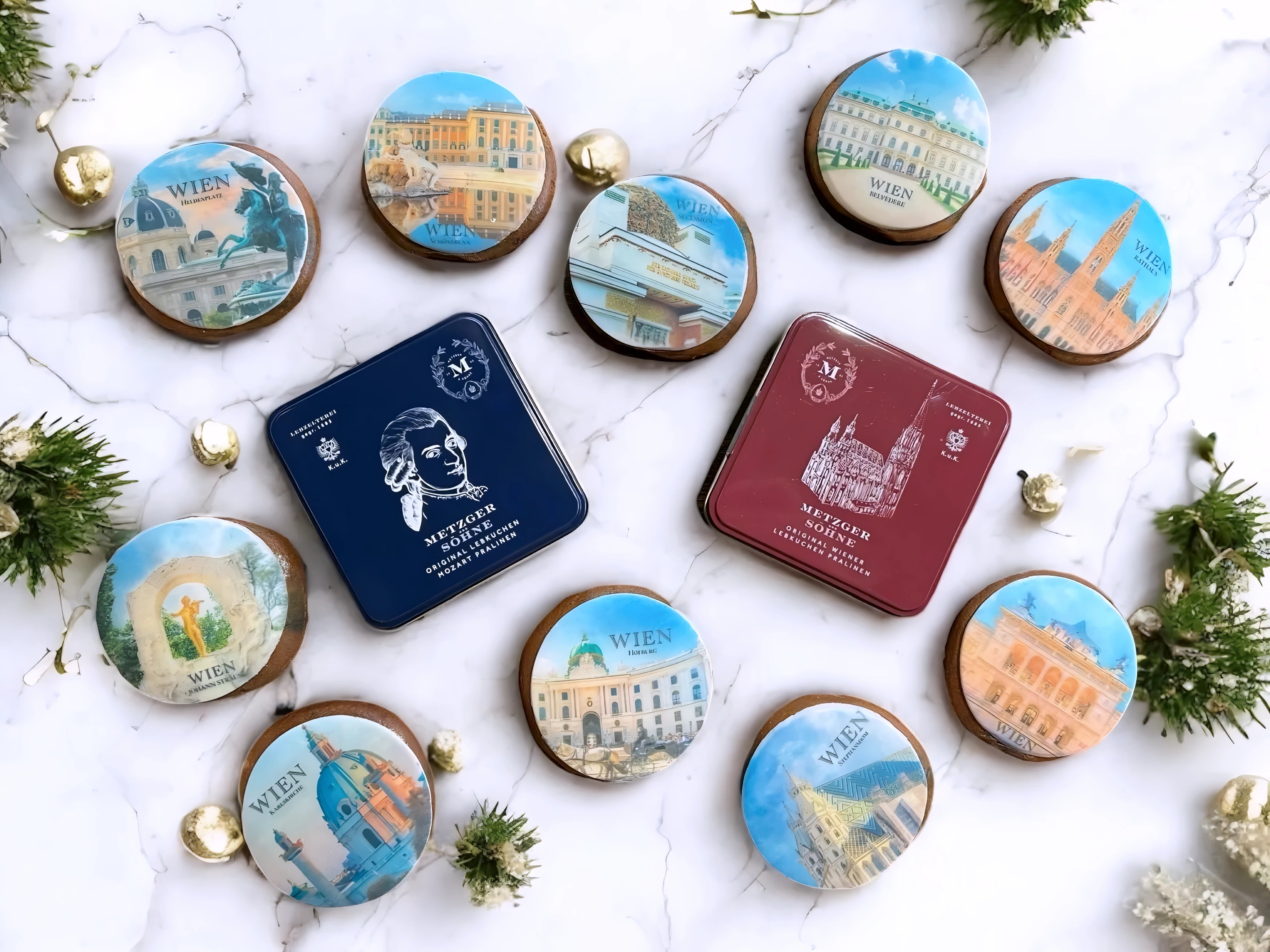 Strauss Lebkuchen Scheibe 9cm