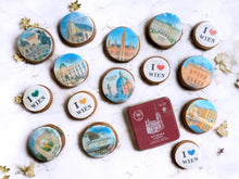 Laden Sie das Bild in den Galerie-Viewer, Rathaus Lebkuchen Scheibe 9cm