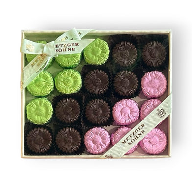 Schokolade Blumen Schachtel gemischt