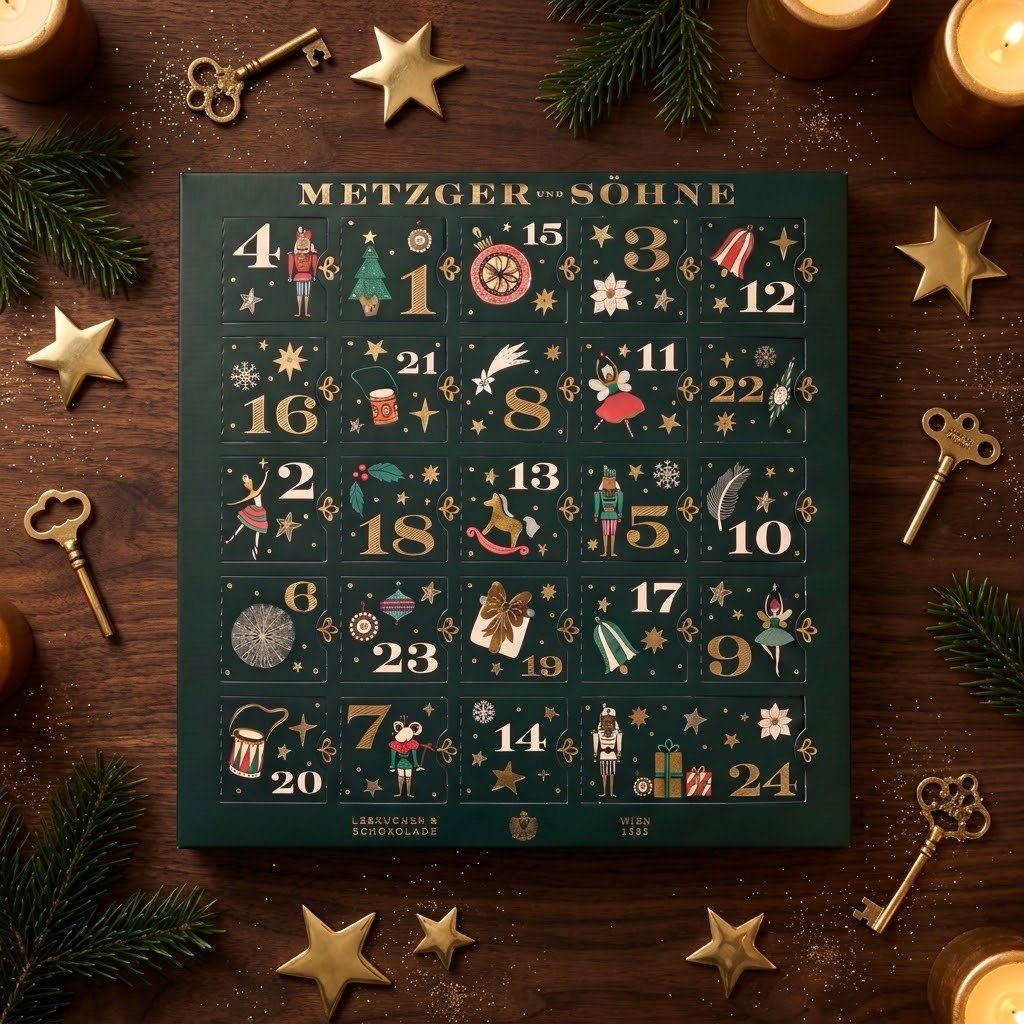 Adventkalender Nussknacker - Grün - AT Metzger & Söhne