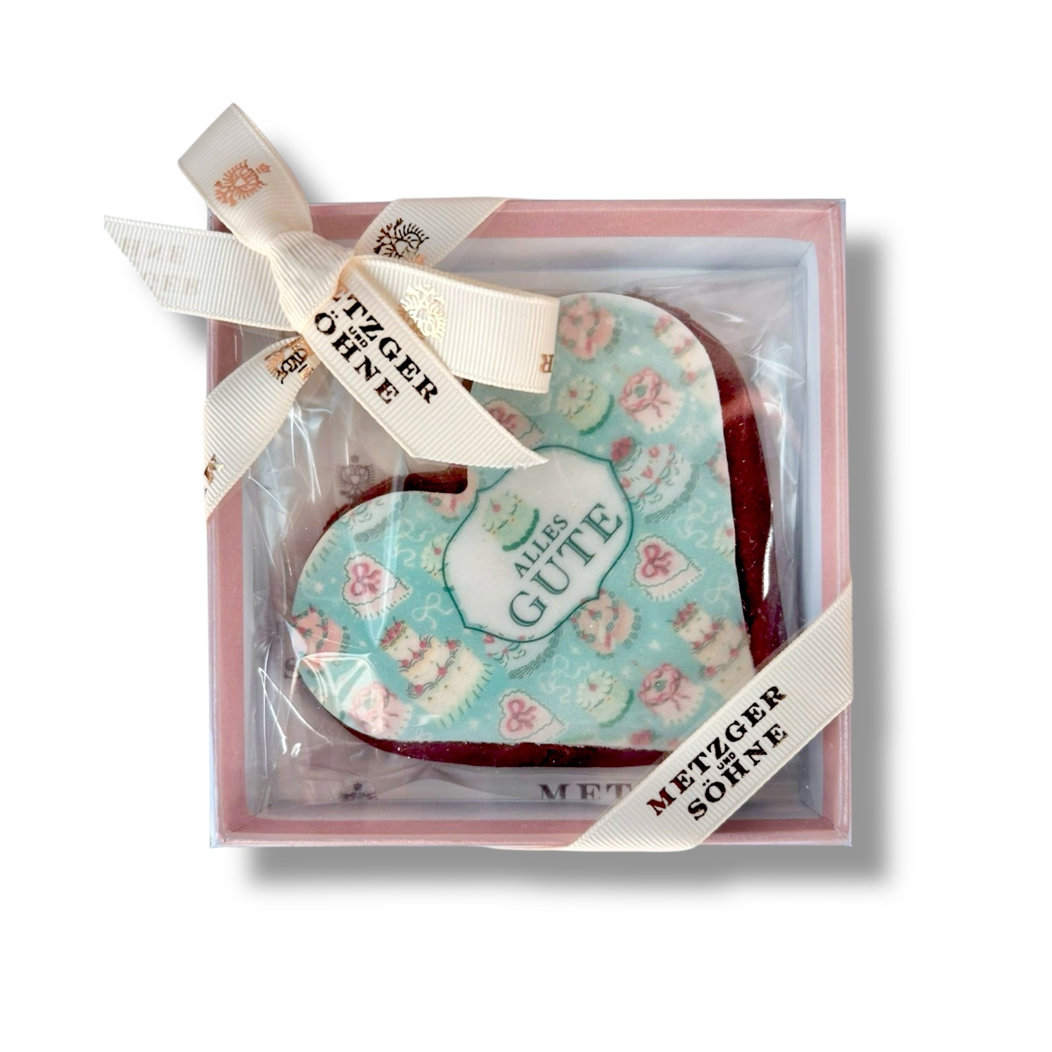 Alles Gute Cake Lebkuchen Herz - AT Metzger & Söhne