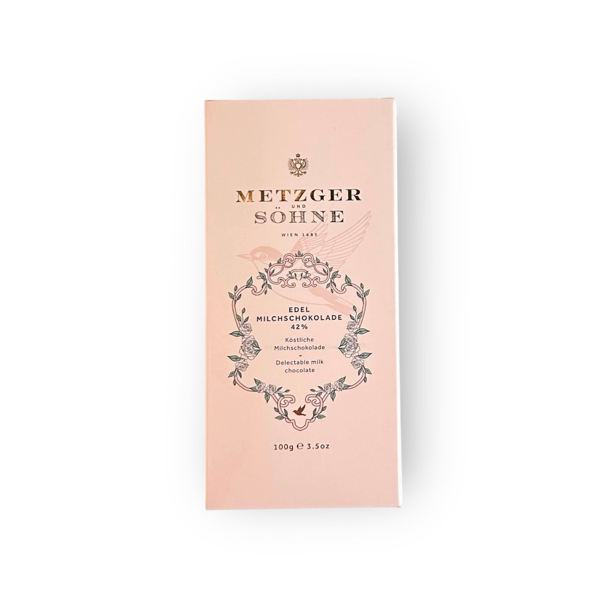 Edel Milchschokolade Tafel - AT Metzger & Söhne