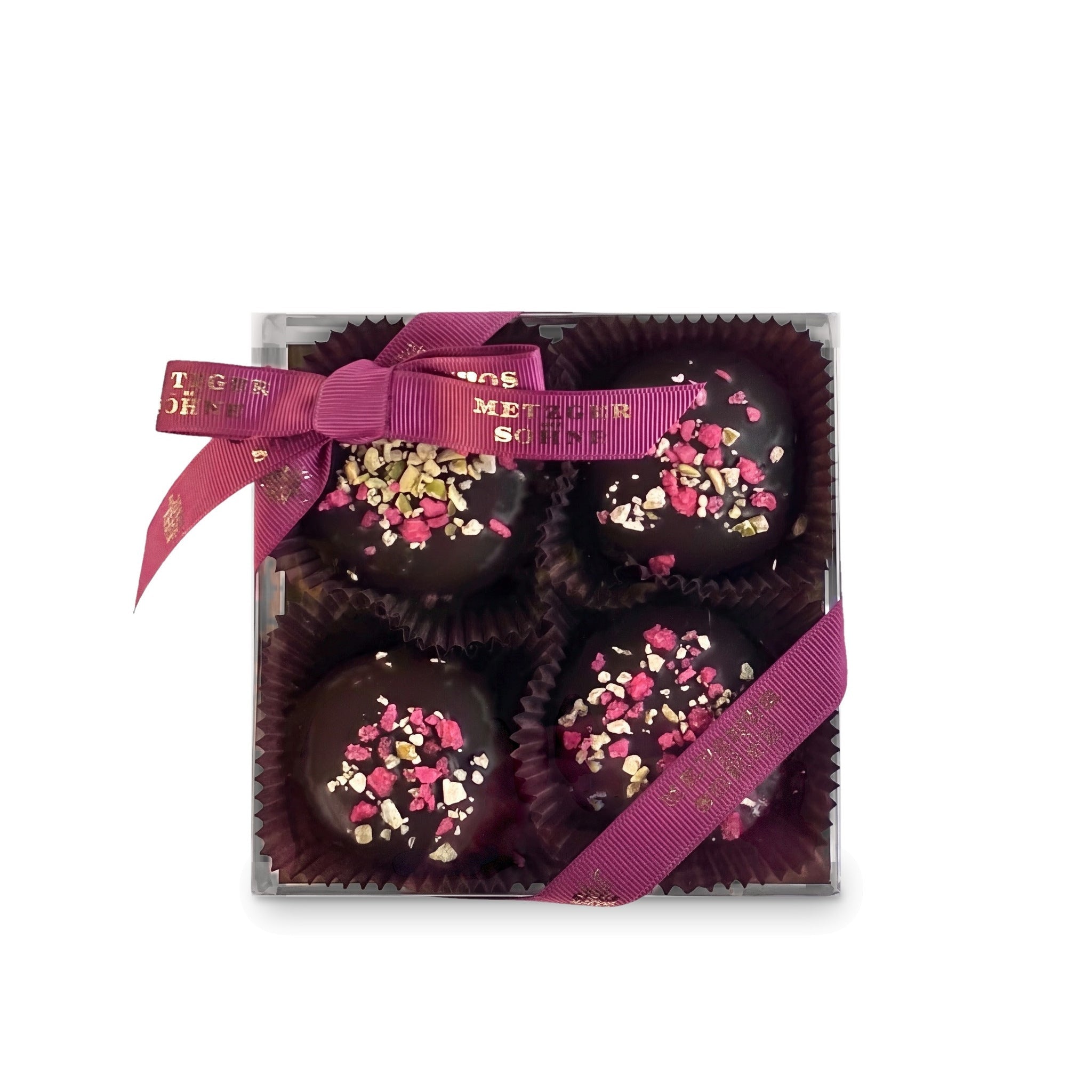 Kaiserspatzen Lebkuchen mit kandierte Rosen und Pistazien - AT Metzger & Söhne