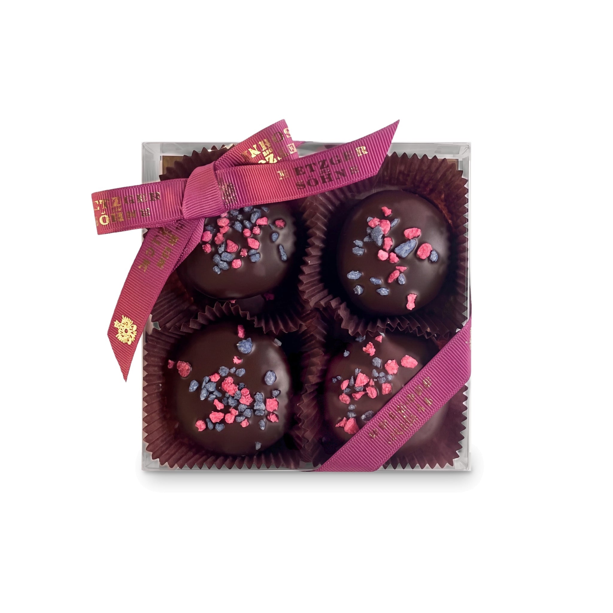 Kaiserspatzen Lebkuchen mit kandierten Rosen und Veilchen - AT Metzger & Söhne