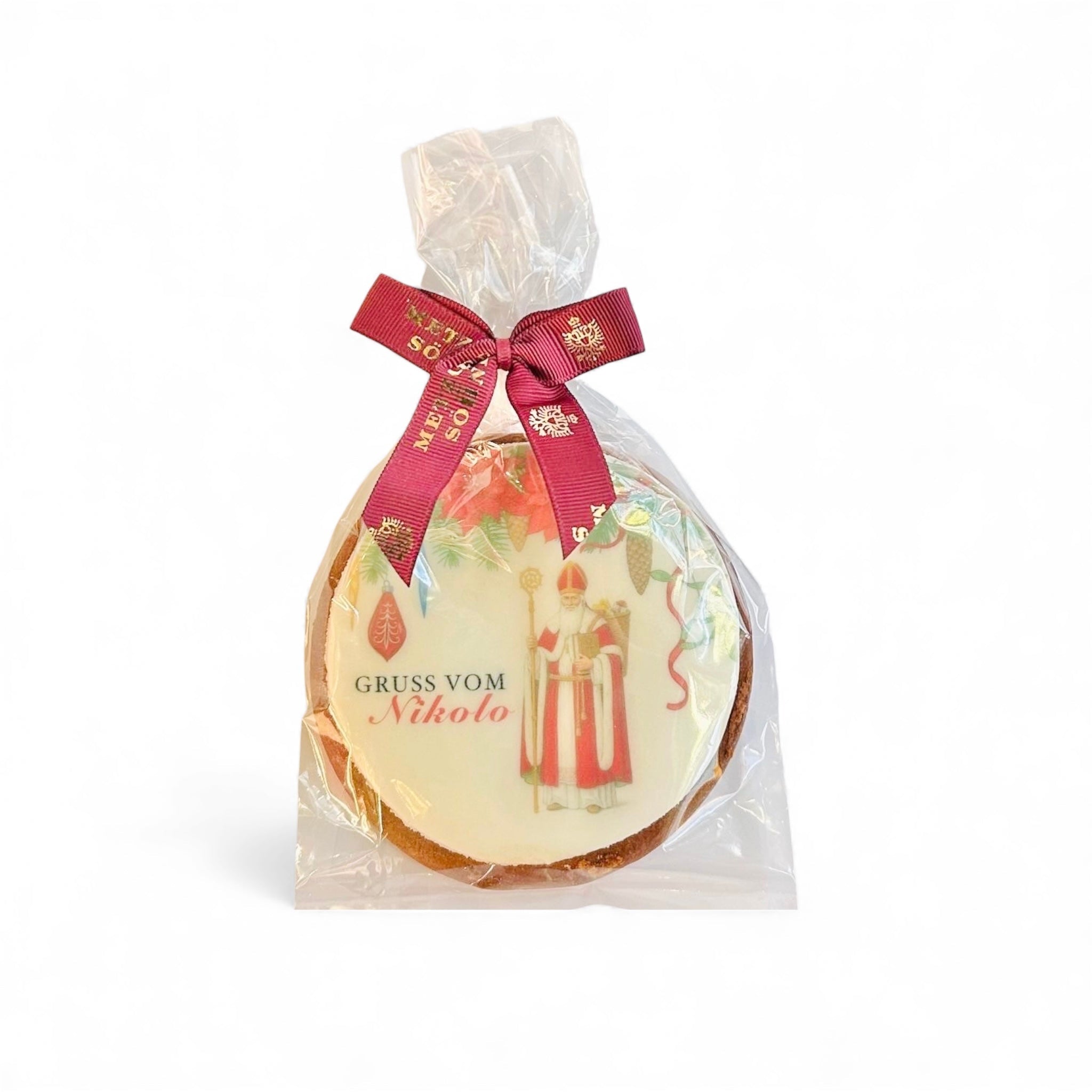 Nikolo Lebkuchen Rund 11cm - AT Metzger & Söhne
