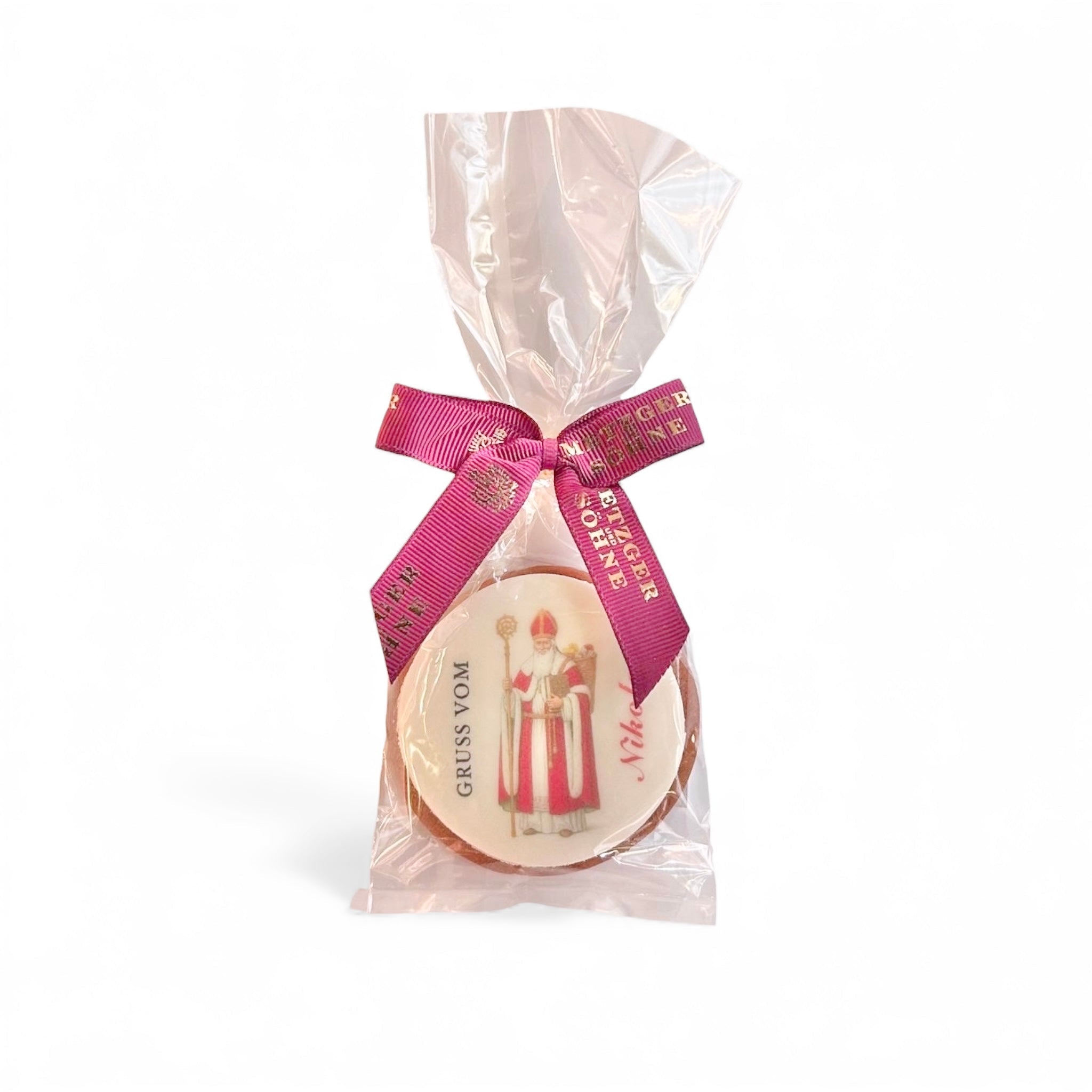 Nikolo Lebkuchen rund 7cm - AT Metzger & Söhne